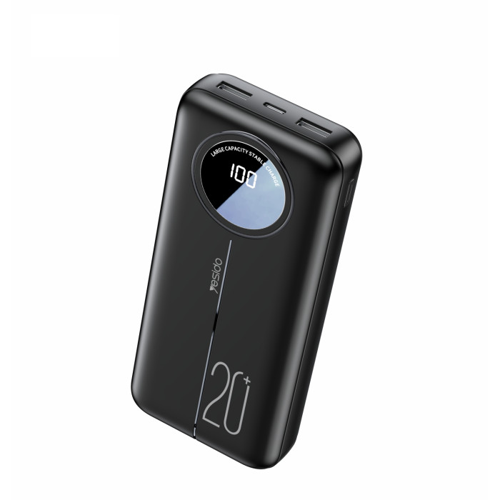 20000Mah Power Bank With Led Display 10W Fast Charging Usb Type C“ Premium Quality, Stylish & Durable Protective Case